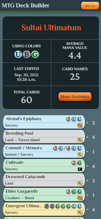 Screenshot of a deck page at a narrow viewport