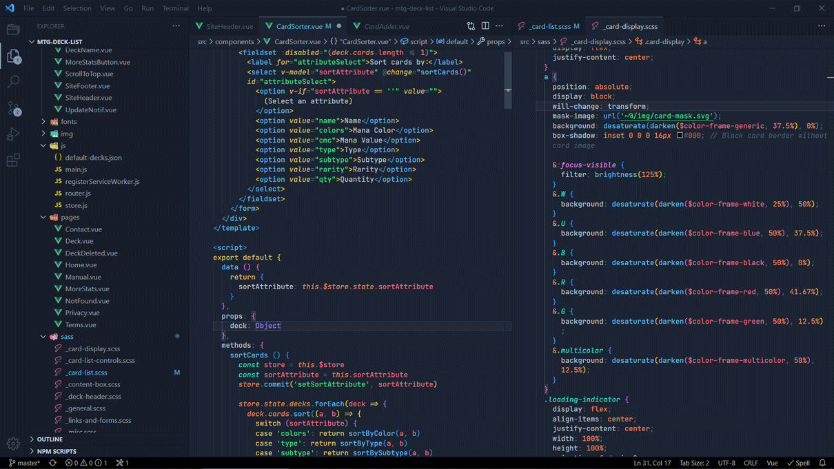 Screenshot of Visual Studio Code